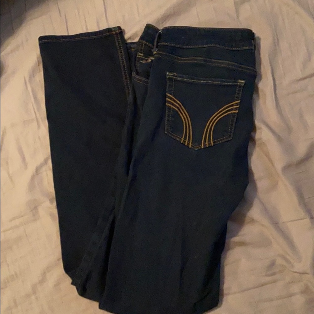 Hollister Low Rise Dark Wash Skinny Jeans 11